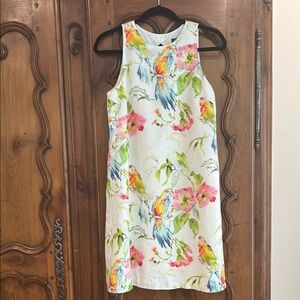 COPY - Tommy Bahama Cream Sheath Mini Dress Halter Sleeveless